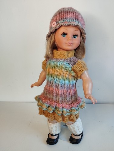 Poupée ancienne bella 45cm - ancienne,
