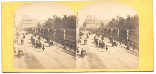 Photo stereo paris rue rivoli - paris,