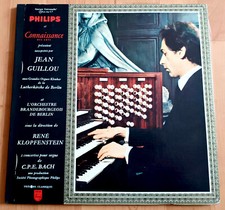 Vinyl LP BACH, Jean GUILLOU, René KLOPFENSTEIN - 2 concerto pour orgue - PHILIPS