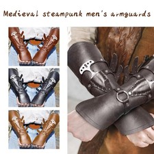 Bracelet médiéval Cosplay Pu boucle cuir chevalier pirate viking bracer