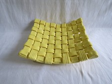 corbeille à fruits en céramique tréssée vintage