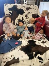 Lot 5  poupée poupon corolle Et 1 Bréchet Les CHERIES , Mini Calin ,