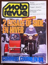 MOTO REVUE 2/1984; Essais Side Watsonian et DBS/ Supercross de Paris/ Touquet