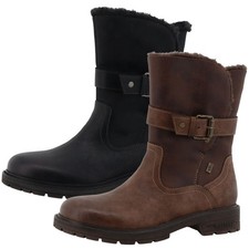 Mustang Bottines Pour Femmes Avec Talon Bloc Et Doublure Chaude 15M0022001