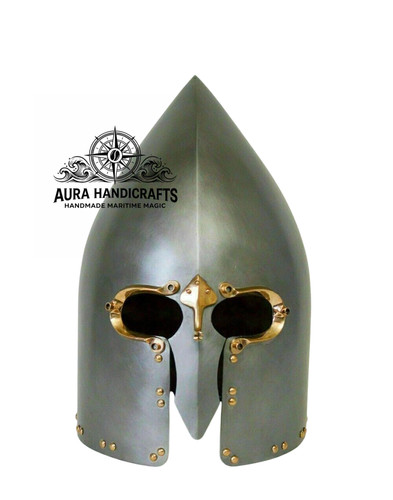Casque acier aura viking 16 - acier,