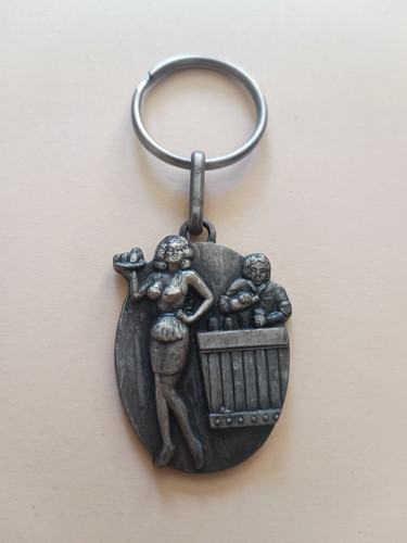 Porte clés pin - porte-clés, serveuse