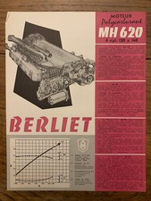 Brochure BERLIET Moteur