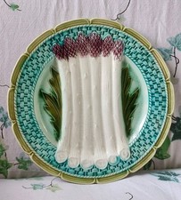 Ancienne assiette barbotine - ancienne, en