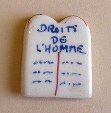 Fève Bicentenaire de la Révolution Française - Clamecy 1989 - Droits de l' Homme