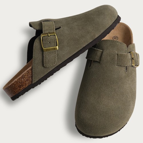 Mules daim pantoufles - mules,