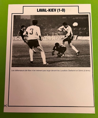 Football card coupe uefa - coupe, 1983