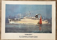 Compagnie De Navigation Paquet,Paquebot Lyautey, Chapelet