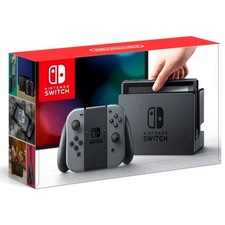 Nintendo Switch Joy-Con L&R : Console HAC-S-KAAAA grise avec boite et chargeu...
