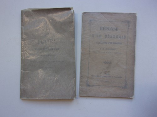 Lettre etranger a - lettre, d'un