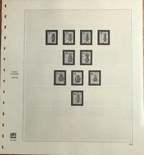  FRANCE 1982/83 / (11.2) TIMBRE TAXE / PAGE PRE-IMPRIMEE + PAGE PLASTIQUE/ SAFE.