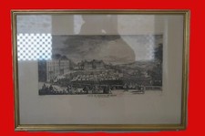 JOLIE GRAVURE  chateau de  MEDON   de  JACQUES RIGAUD certificat au dos  