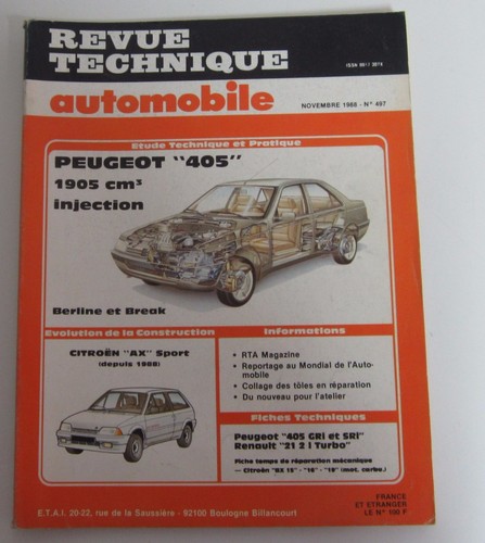 Revue technique automobile - , rta