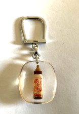 porte clefs bourbon GUIGOZ -Biberon- lait alimentattion bébé-vintage-keychain-Li