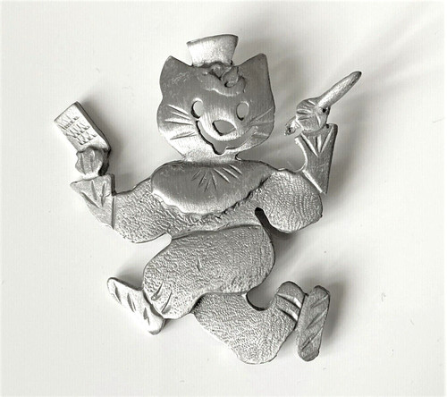 Grande broche vintage - vintage, chat