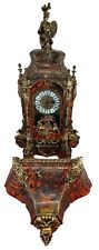 EXCEPTIONNELLE HORLOGE MURALE STYLE BOULLE. AVEC SOCLE. N.7618. FRANCE(?) 19-20E