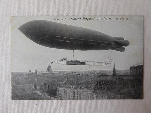 Carte postale aerostation - carte,