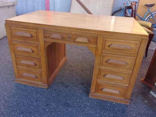 Bureau ancien vintage bois - bureau,