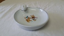 Ancienne Assiette chauffante, à bouillie pour bébé, bouchon Lapin en porcelaine