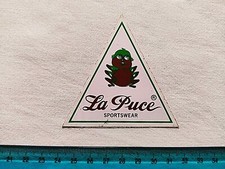 Autocollant La Puce Sportswear Vintage Années 80 Old Sticker
