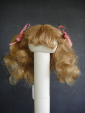 PERRUQUE BLOND pour poupée Cheveux naturels Taille 0 - 17.5 cm - 6.9"  DOLL WIGS