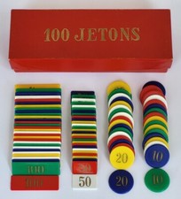 LOT de 95 JETONS VINTAGE