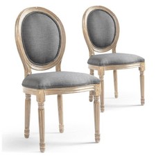 Lot de 2 Chaises Médaillon