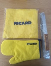 Kit Barbecue Ricard Neuf Edition Limitée Tablier + Pince + Manique