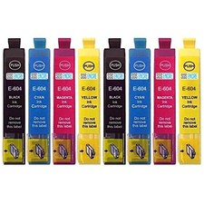 Lot de 8 cartouches d'encre générique compatibles avec Epson 604 XL ( Ananas )