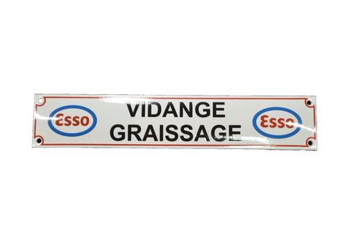 Plaque tôle emaillee - en,