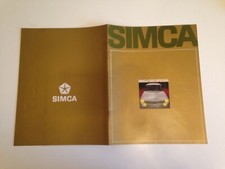 ancien brochure dépliant catalogue publicitaire SIMCA 1501 SPECIAL C23