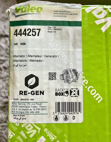 Alternateur valeo 444257 pour - valeo,