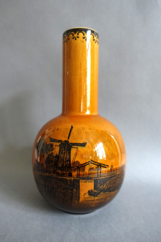Vase boule col long en - à,