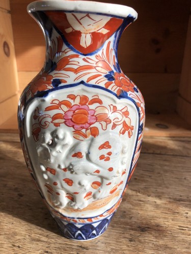 Vase imari ancien decor - ancien,