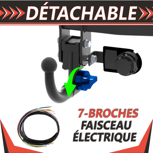 Attelage détachable pour audi - attelage,