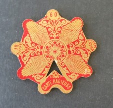  Ancienne carte de fil de lin