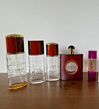 YSL collection 5 flacons parfum vide vintage dont 4 OPIUM
