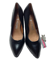 CHAUSSURES NOIRES DE CLOSER/CHAUSSEA AVEC TALONS COMPENSÉS À CLOUS MÉTALLIQUES