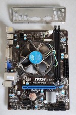 Carte mère MSI H81M-P33 Socket 1150 + Cpu Pentium G + Ventirad