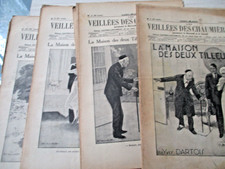 25/10 : 17 magazines "les veillées des chaumières" Ed. Gautier Languereau - 1938