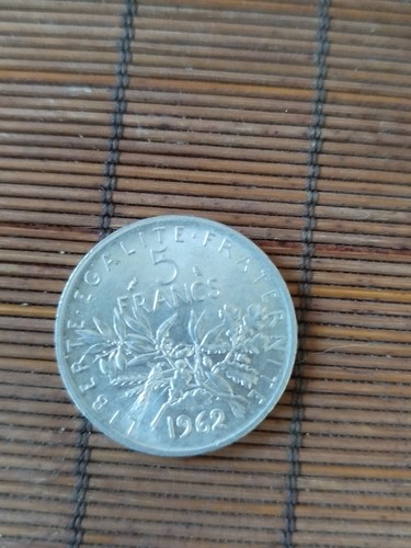 Francs semeuse 1962 argent - 1962,