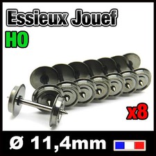 6114/8# 8 pcs Essieux Jouef de remplacement ø 11,4 mm d'excellente qualité 