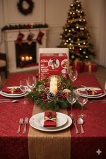 Service assiettes décoration de Noël ensemble 18 pièces en céramique...