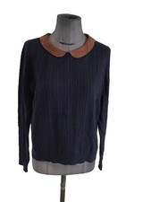 Très Beau Pull Marine Col