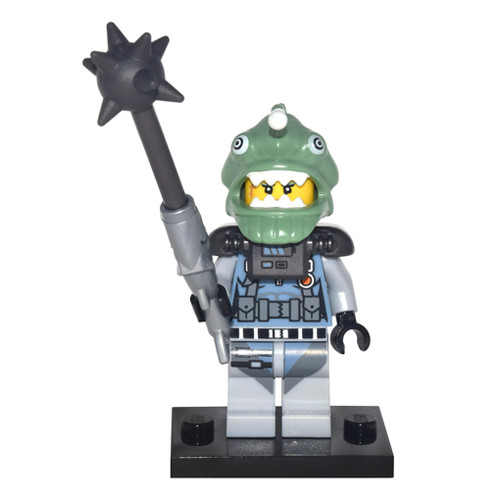 Lego figure shark - figure, angler