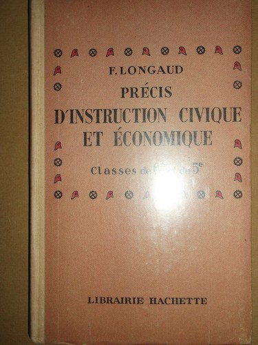 Ancien livre école - d'école, précis